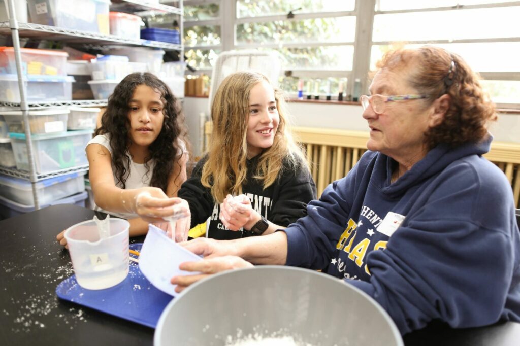 students sitting at desk