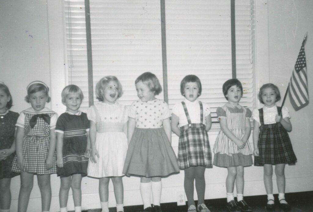 Historic photos of The Meridian School, an independent elementary school located within the historic Good Shepherd Center in Seattle's Wallingford neighborhood.
