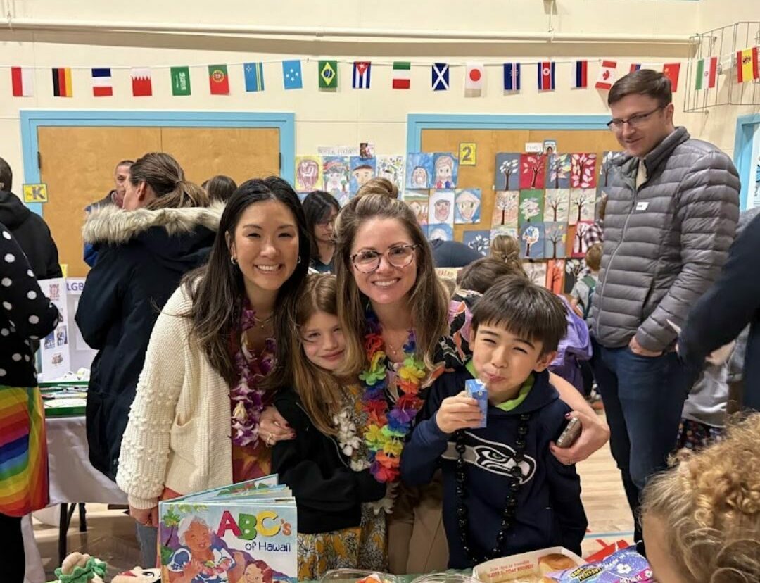 students with teachers group photo
