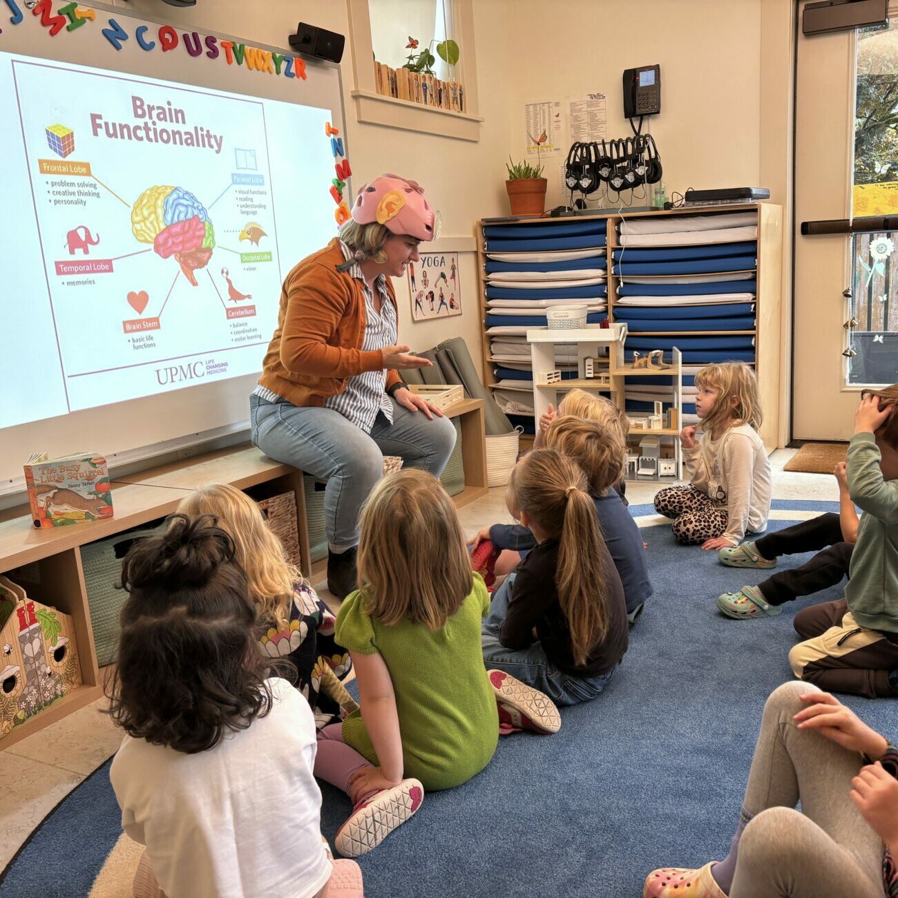 Students learn about their brains!